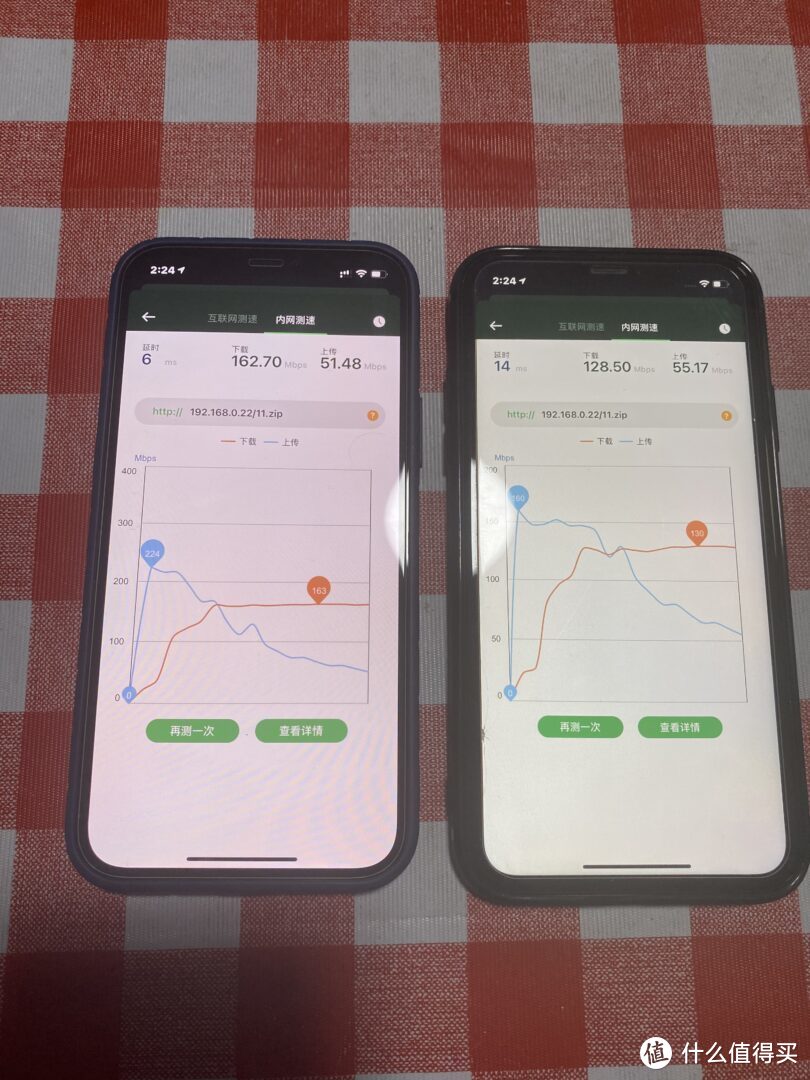 [INTJ狼测评]篇七：iphone 12与XR,WIFI6与WIFI5测速对比，mesh漫游测试  第14张